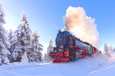 Die Harzer Schmalspurbahn im Winter - Christian