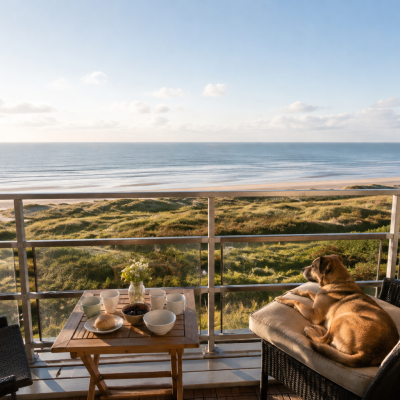 Meerblick der Ostfriesischen Insel Borkum