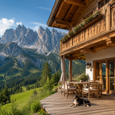 Tiroler Ferienchalet mit Kaiserblick