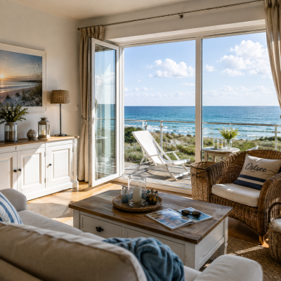 Ferienhaus mit Meerblick an der Ostsee
