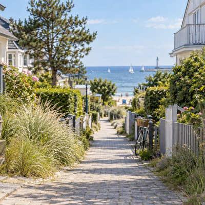 Strandnahes Ferienhaus in Warnemünde mit Hund