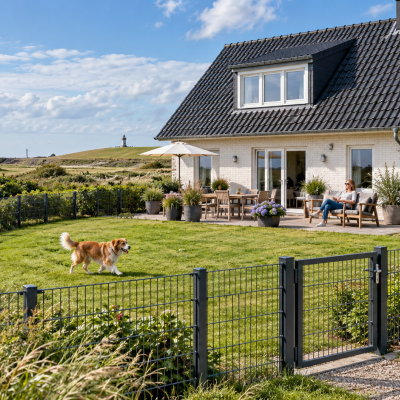Sicher eingezäuntes Ferienhaus in Cuxhaven