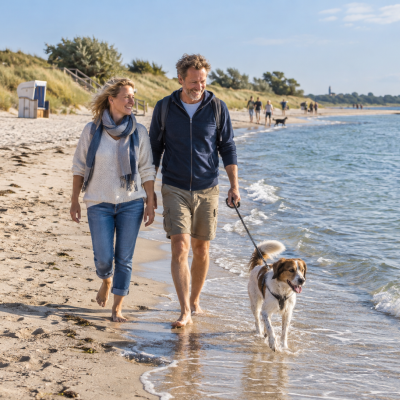 Hundestrand Meeschendorf Entspannter Urlaub mit Hund