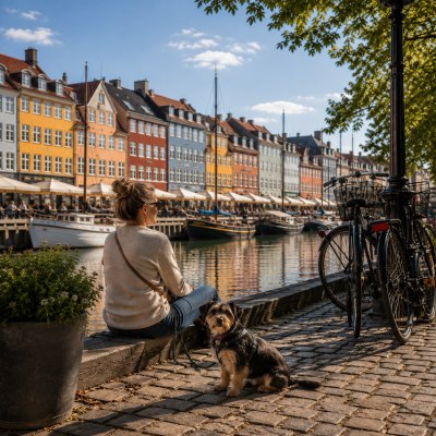 Mit Hund in Kopenhagen
