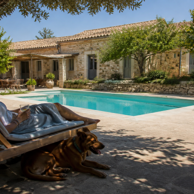 Ferienhaus mit privatem Pool