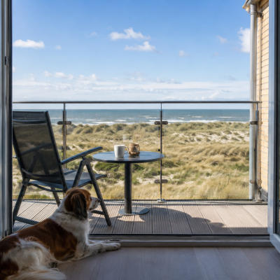 Meerblick vom Balkon