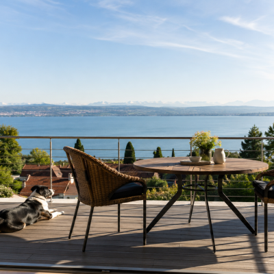 Terrasse mit Seeblick