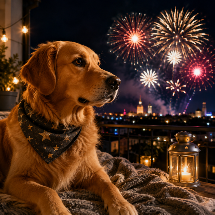 Silvester mit Hunden
