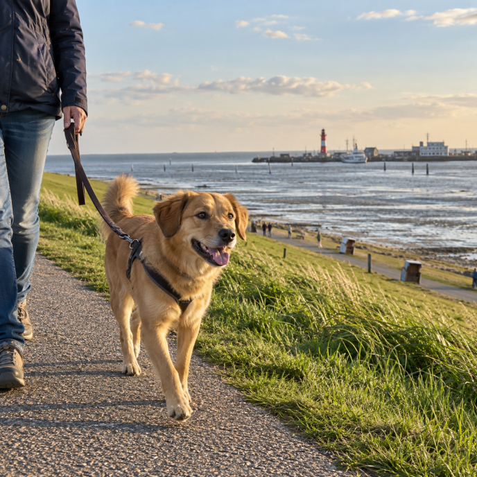 Urlaub mit Hund am Büsumer Deich