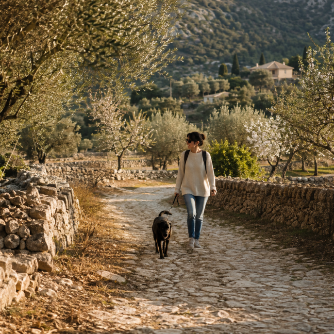 Trockensteinpfad auf Mallorca