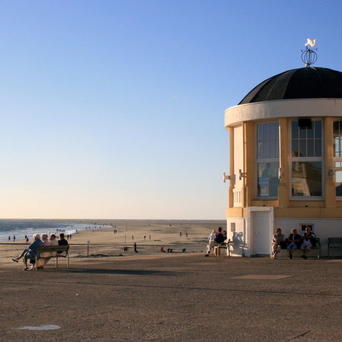 Pavilion an der Borkumer Promenade