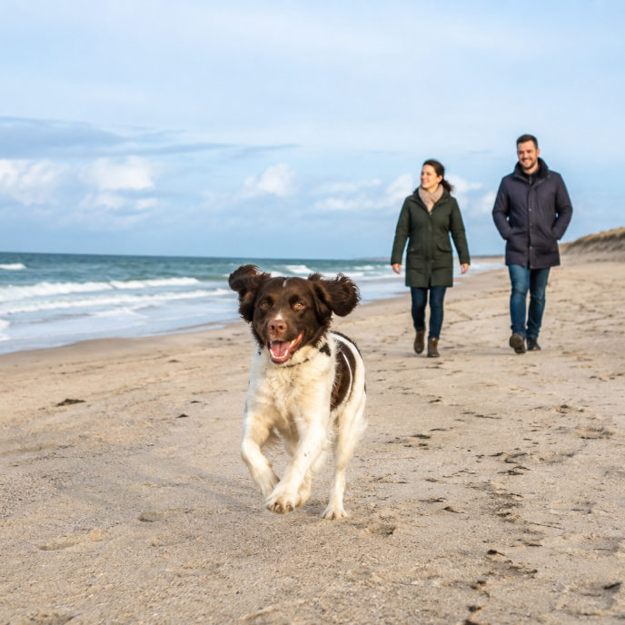 Standspaziergang mit Hund