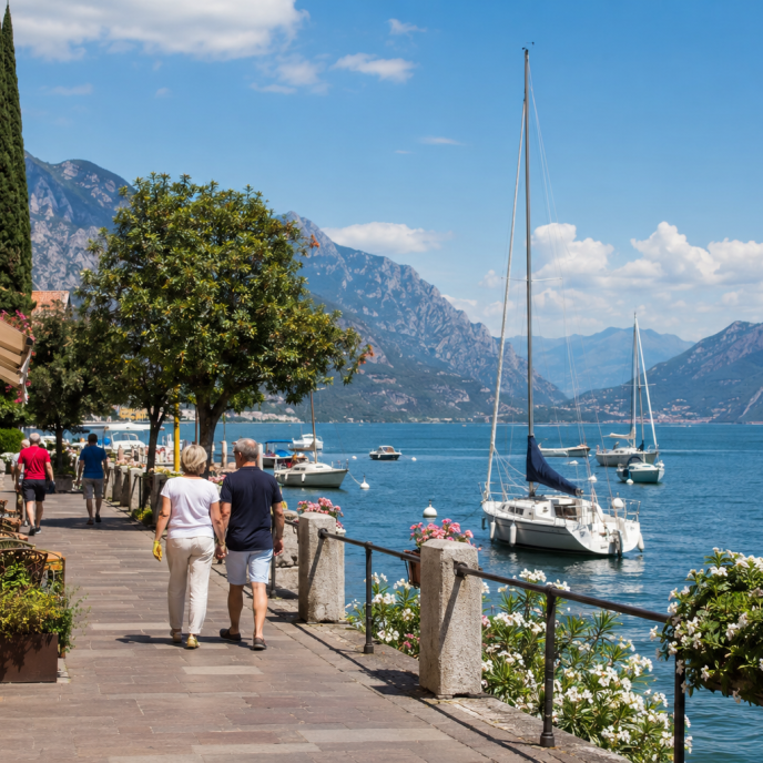 Promenade am Gardasee