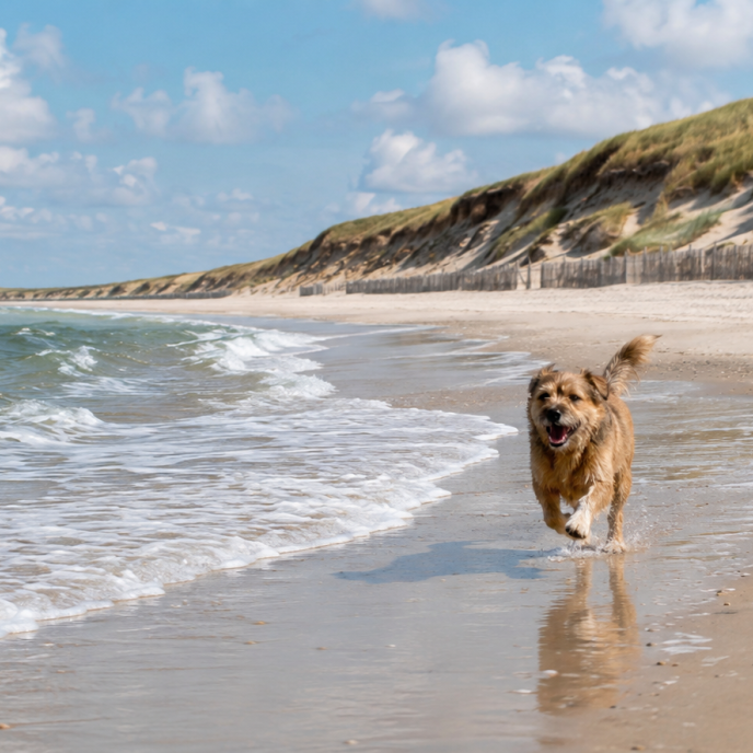 Hundespaß am Strand
