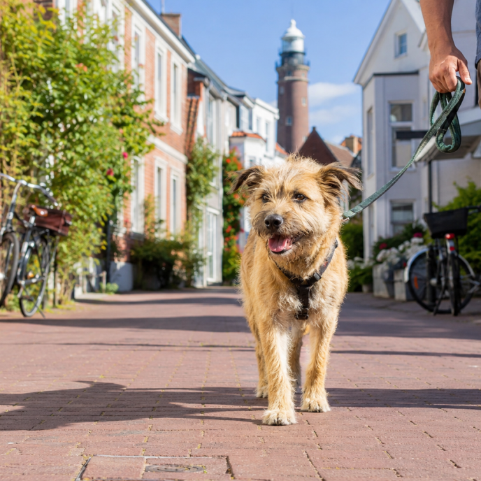 Hundespaziergang durch Borkum